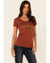 Image #1 - Idyllwind Women's Rodeo Rebel Graphic Short Sleeve Trustie Tee, Rust Copper, hi-res