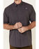 Image #3 - Ariat Men's Solid Charcoal Tek Short Sleeve Button Down Western Shirt, Charcoal, hi-res