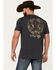 Image #1 - Wrangler Men's Boot Barn Exclusive Bull Skull Stamp Short Sleeve Graphic T-Shirt, , hi-res