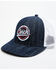 Image #1 - Cinch Men's Embroidered Circle Logo Mesh-Back Trucker Cap , Navy, hi-res