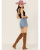 Lee Women's Vintage Daydream Modern High Rise All Purpose Side Zip Shorts, Blue, hi-res