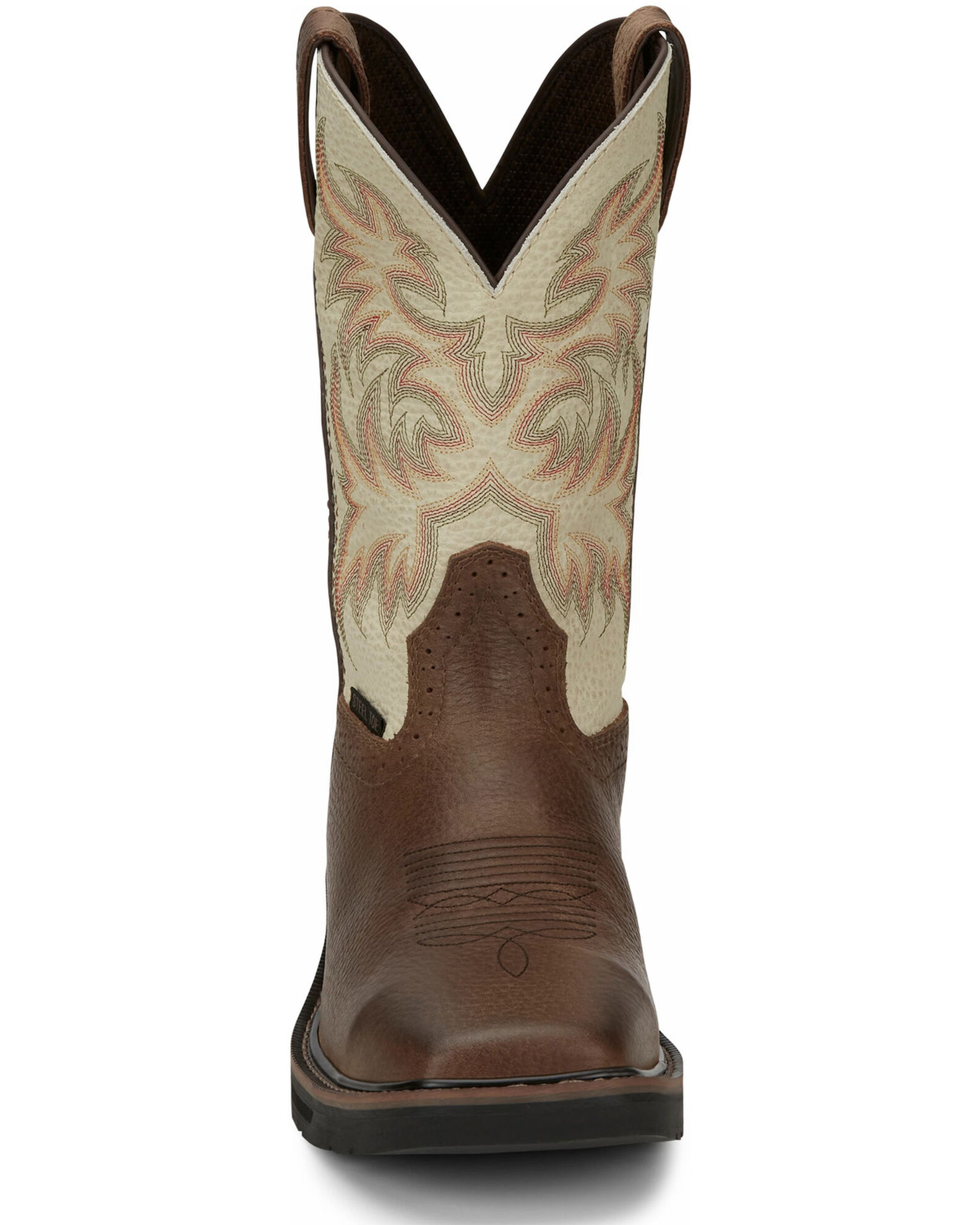 Justin Men's Driller Western Work Boots Steel Toe Boot Barn