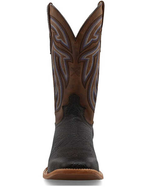 Twisted X Men's Rancher Western Boots - Broad Square Toe, Black, hi-res