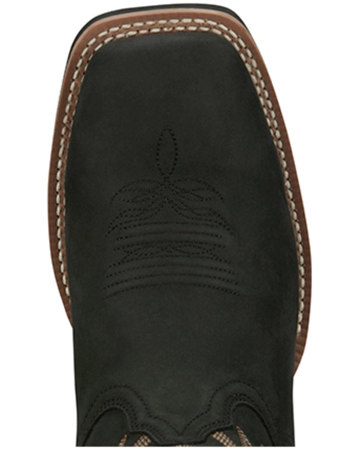 Image #6 - Justin Men's Shane Frontier Performance Western Boots - Broad Square Toe, Black, hi-res