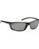 Image #1 - Hobie Men's Shiny Black Polarized Cabo Sunglasses, Black, hi-res
