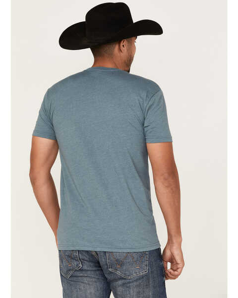 Pendleton Men's Long Horn Graphic T-Shirt, Blue, hi-res