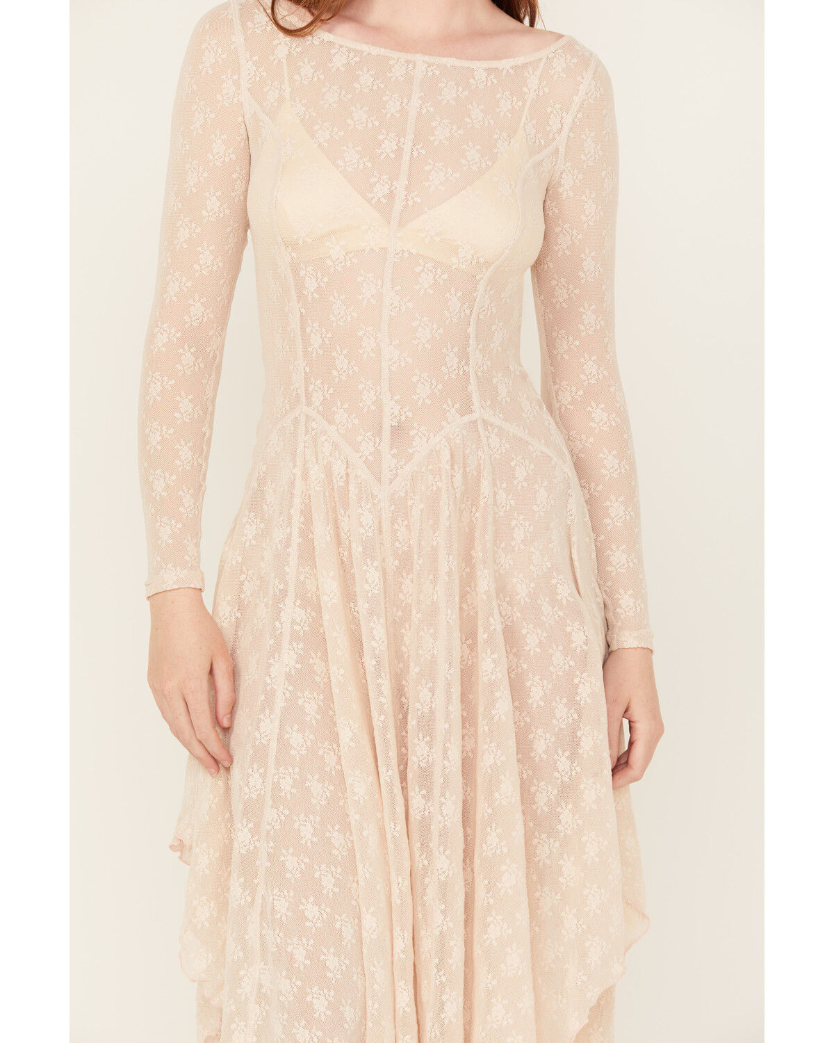 Image #3 - Free People Women's Dial For Drama Slip Midi Dress, , hi-res
