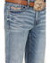 Cody James Men's Manning Light Wash Slim Boot Stretch Denim Jeans, Light Wash, hi-res