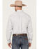 Cinch Men's Stretch Stripe Long Sleeve Button Down Western Shirt , White, hi-res