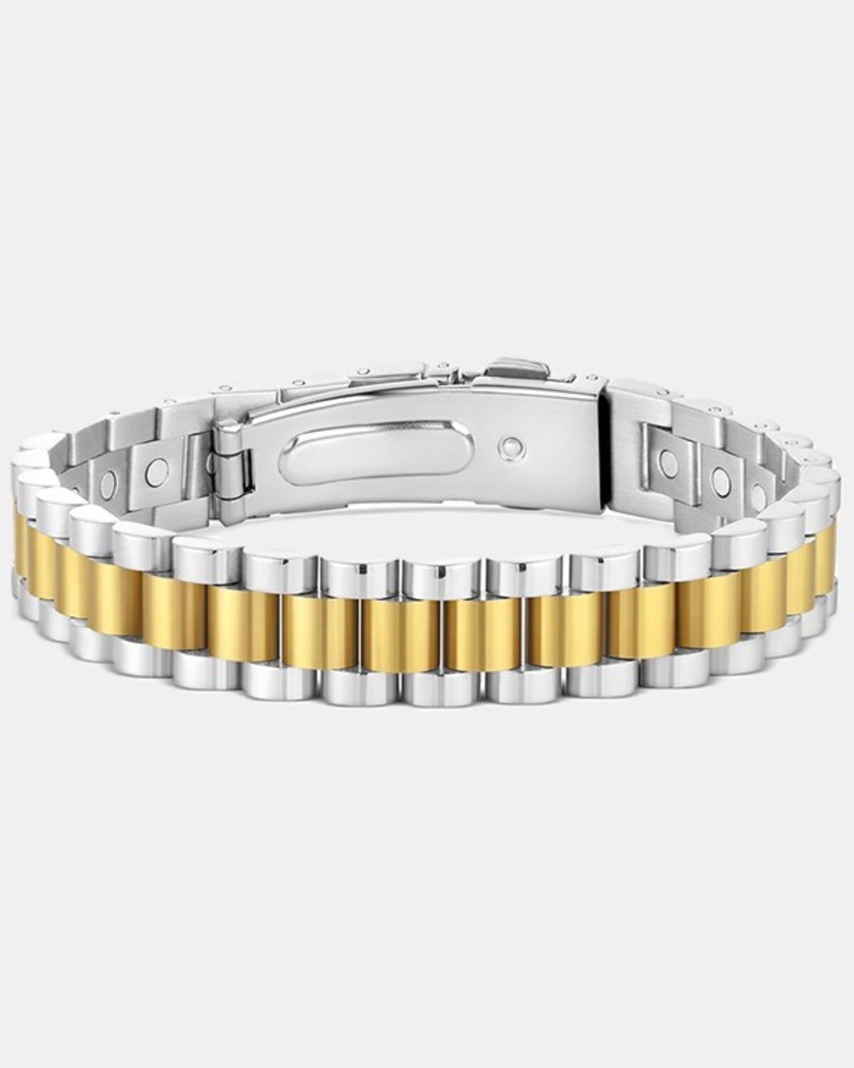 Montana Silversmiths Twin Steel Link Bracelet, Silver, hi-res