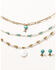 Image #1 - Shyanne Women's Western Romance Layered Necklace Jewelry Set - 2 Piece, Gold, hi-res