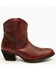 Image #2 - Shyanne Women's Sawyer Omaha Goat Western Fashion Booties - Round Toe, Red, hi-res