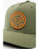 Brixton Men's Crest Circle Logo Patch Ball Cap, Olive, hi-res