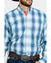 Image #4 - Resistol Men's Heitmiller Ombre Large Plaid Long Sleeve Western Shirt, , hi-res