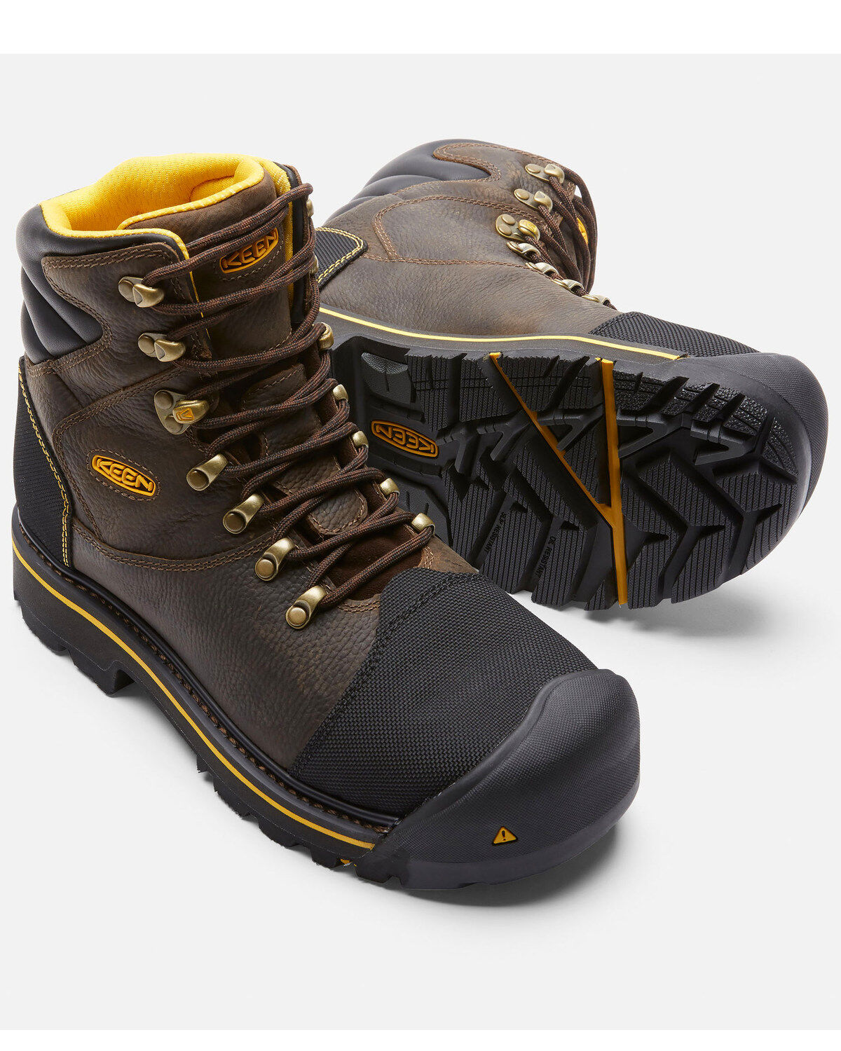 Image #3 - Keen Men's 6" Milwaukee Work Boots - Steel Toe, , hi-res