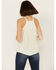 Image #4 - Shyanne Women's High Neck Tank, Cream, hi-res