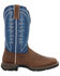 Image #2 - Durango Men's Rebel Performance Western Boots - Square Toe, Blue, hi-res