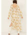 Image #4 - Free People Women's Jaymes Floral Print Long Sleeve Midi Dress, Yellow, hi-res