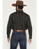 Image #4 - Cowboy Hardware Men's Hombre Skull Long Sleeve Snap Stretch Western Shirt, Black, hi-res