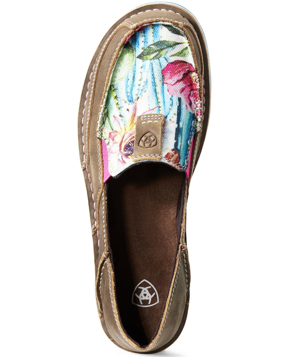 Image #4 - Ariat Women's Floral Cactus Cruiser Shoes - Moc Toe, , hi-res