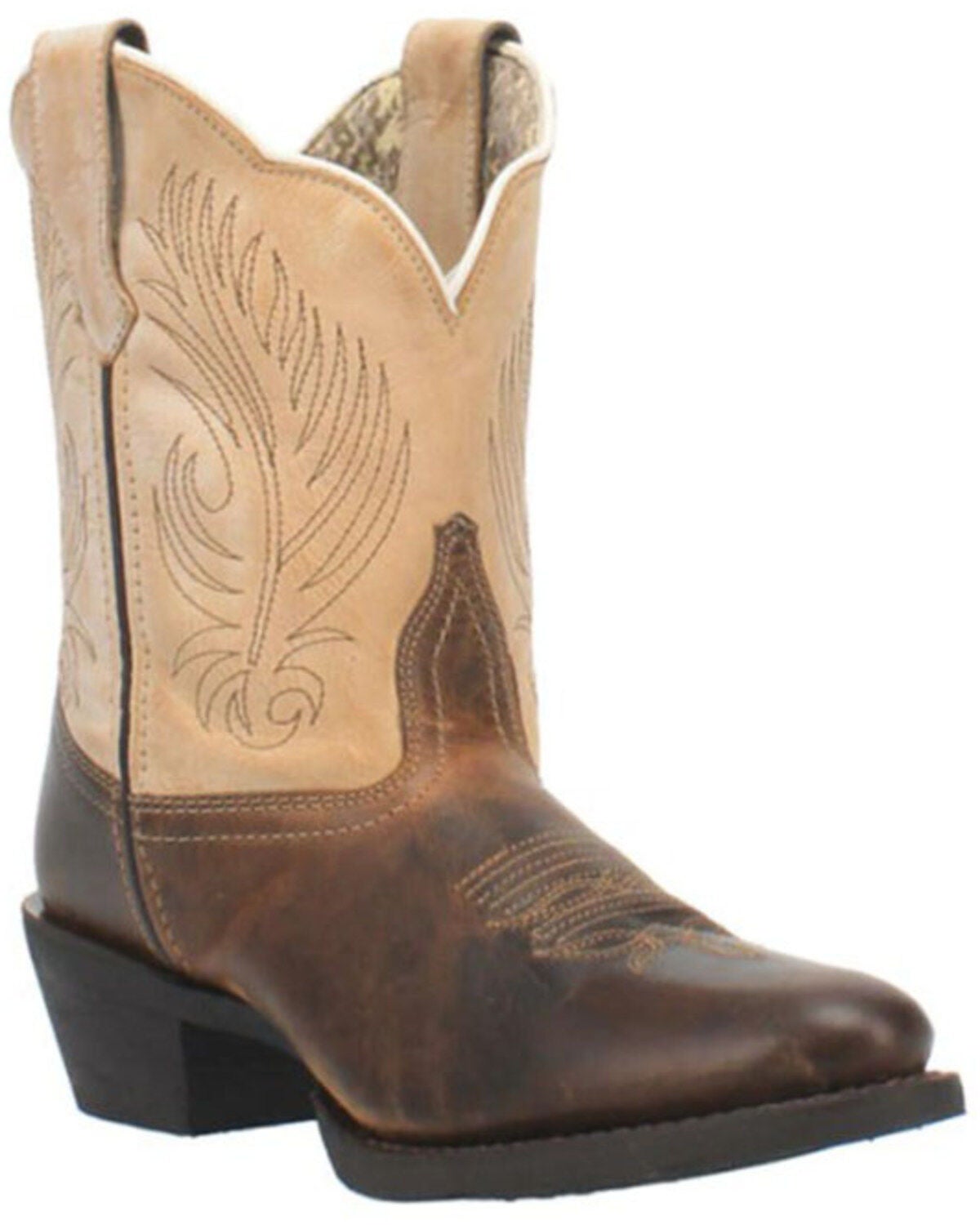 Laredo Women's Tori Western Boots - Round Toe, Brown, hi-res
