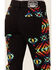Image #3 - Ranch Dress'n Girls' High Rise Arizona Flare Jeans, Black, hi-res