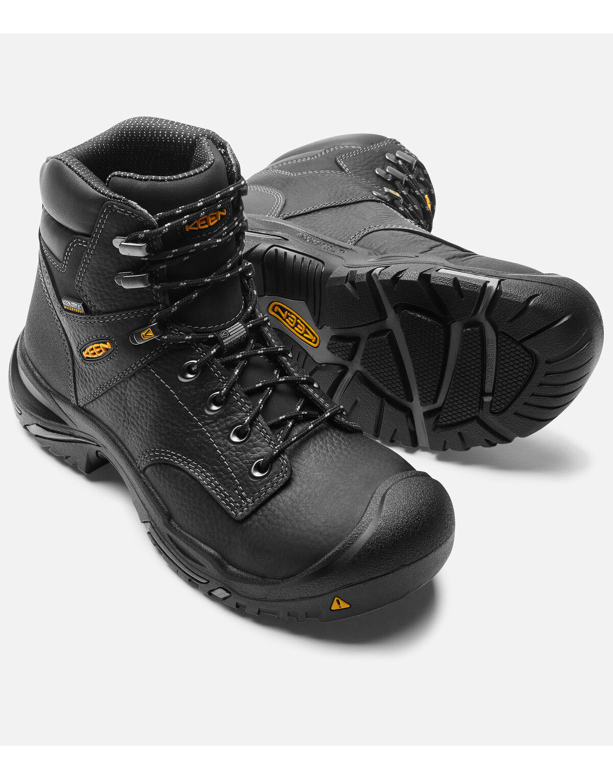 Image #3 - Keen Men's 6" Mt. Vernon Waterproof Work Boots - Steel Toe, , hi-res