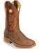 Image #1 - Double H Men's Domestic I.C.E. Roper Boots - Steel Toe, Brown, hi-res