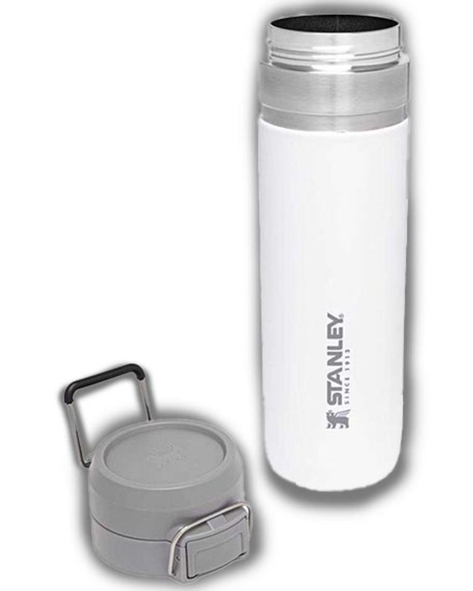 Image #3 - Stanley Quick Flip 24oz Go Bottle, White, hi-res