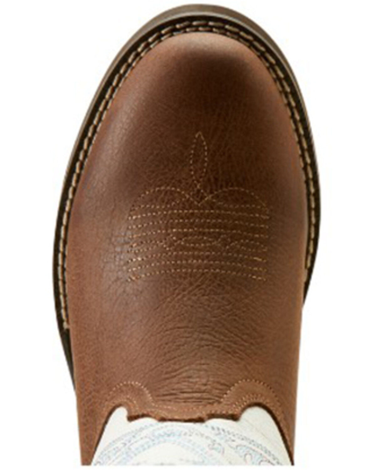 Image #4 - Ariat Women's Elko Performance Western Boots - Round Toe, Brown, hi-res