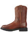 Image #2 - Ariat Sierra Cowboy Work Boots - Round Toe, Bronze, hi-res