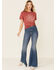 Image #2 - Ali Dee Women's God Bless Cowgirls Graphic Tee, , hi-res