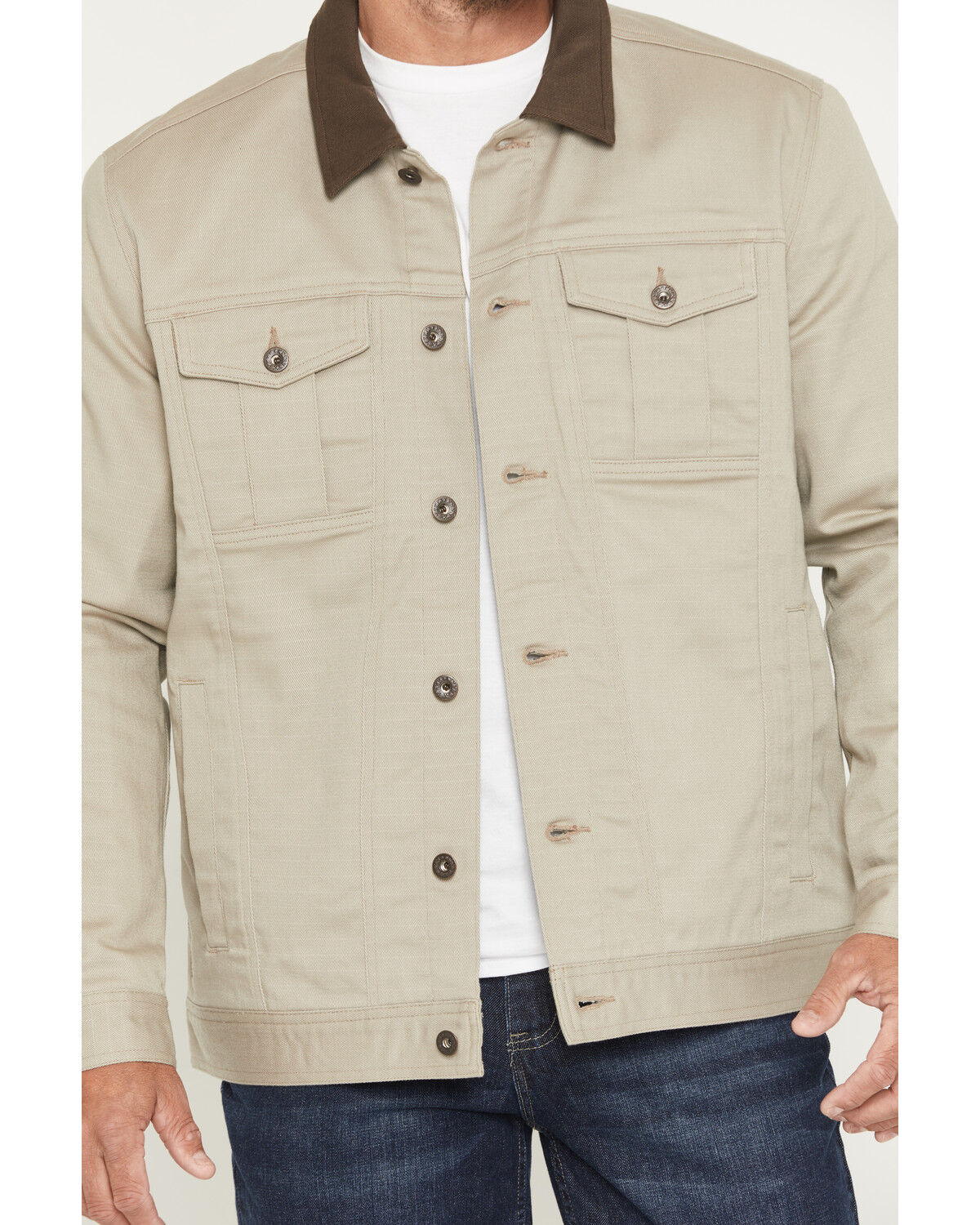 Image #2 - Cody James Men's FR Ozark Solid Jacket, Tan, hi-res