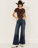 Image #1 - Levi's Women's A New York Moment Medium Wash High Rise Stretch Wide Leg Jeans, Medium Wash, hi-res