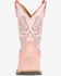 Image #3 - Smoky Mountain Girls' Painted Prairie Performance Western Boots - Broad Square Toe, Pink, hi-res