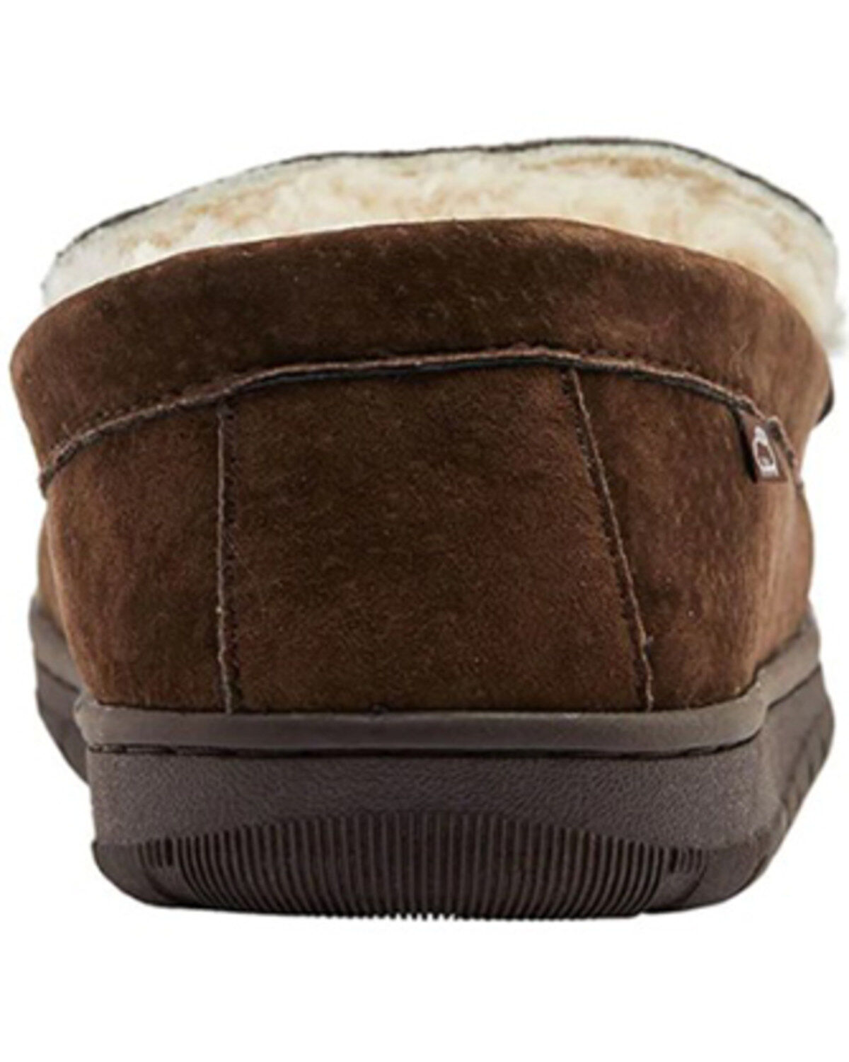Image #3 - Lamo Footwear Men's Harrison Slippers - Moc Toe, Chocolate, hi-res