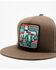 Image #2 - Lazy J Ranch Wear Men's Brown Home Sweet Texas Serape Patch Mesh-Back Ball Cap, Brown, hi-res