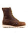 Image #2 - Thorogood Men's Steel Toe Lace Up Work Boots, Brown, hi-res