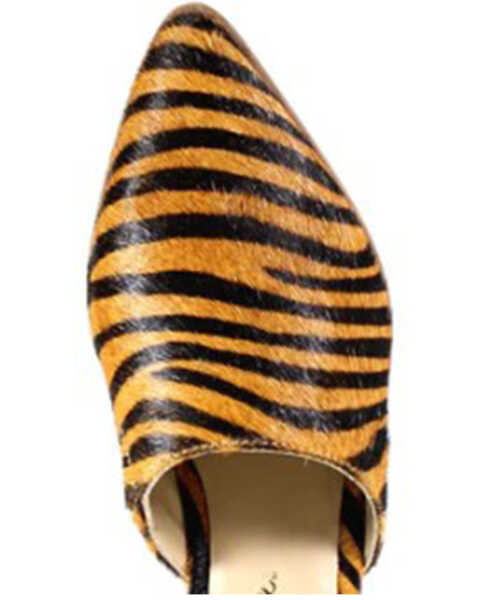 Diba True Women's High Up Fashion Mules - Pointed Toe, Zebra, hi-res