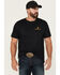 Image #2 - Smith & Wesson Men's Vintage Western Sign Logo Short Sleeve Graphic T-Shirt, Black, hi-res