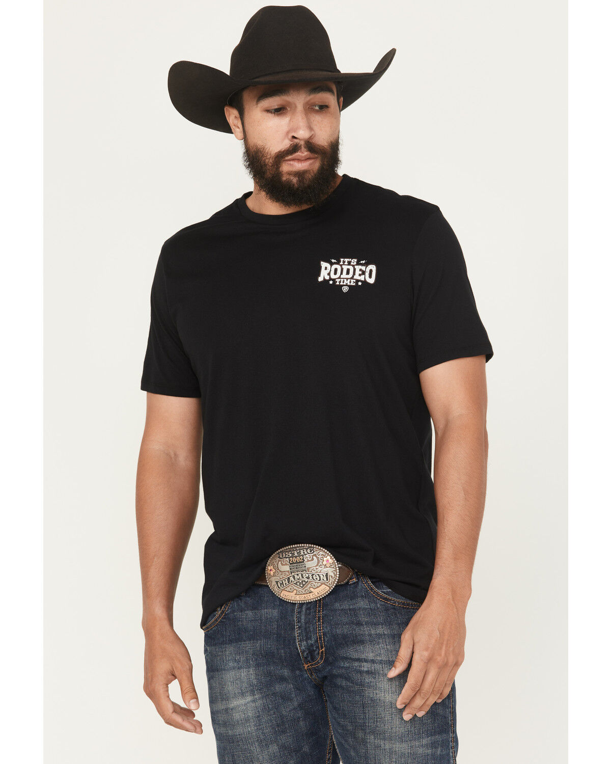 Image #2 - Rock & Roll Denim Men's Dale Drisby Short Sleeve Graphic T-Shirt, Black, hi-res