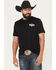 Image #2 - Rock & Roll Denim Men's Dale Drisby Short Sleeve Graphic T-Shirt, Black, hi-res