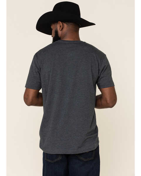 Kimes Ranch Men's Charcoal Replay Graphic T-Shirt , Charcoal, hi-res