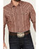 Blue Ranchwear Men's Twill Long Sleeve Work Snap Shirt, Fired Brick, hi-res