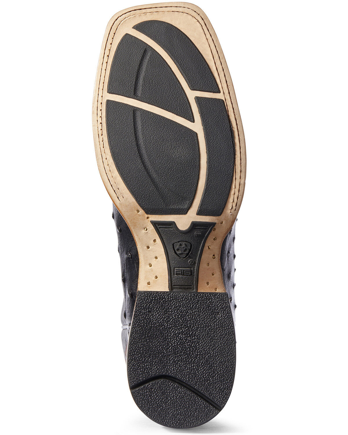 Image #5 - Ariat Men's Barker Full-Quill Ostrich Western Boots - Wide Square Toe, , hi-res