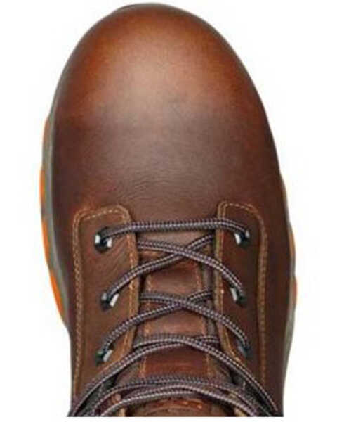 Image #4 - Timberland Men's Hypercharge Waterproof Lace-Up Work Boots - Composite Toe, Brown, hi-res
