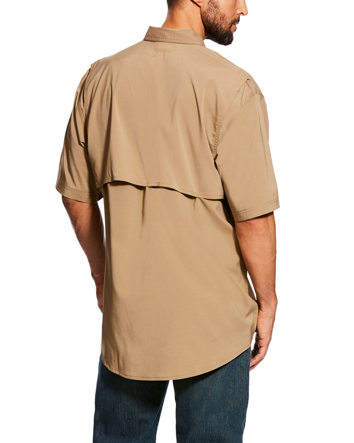 Image #2 - Ariat Men's Rebar Made Tough VentTEK Short Sleeve Work Shirt - Tall, , hi-res