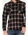 Image #3 - Brixton Men's Bowery Stretch Plaid Print Long Sleeve Button-Down Flannel Shirt, Black, hi-res