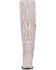Dan Post Women's Loverfly Tall Western Boots - Snip Toe , White, hi-res