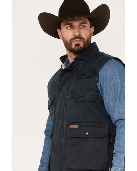 Image #2 - Outback Trading Co Men's Berber Lining Cobar Vest, Navy, hi-res